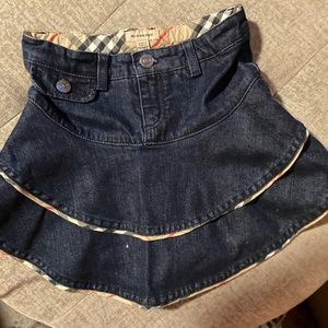 Denim skirt burberry